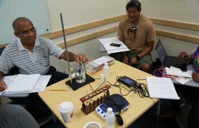 Over the course of two weeks, middle and high school teachers work and learn together at FIU as they perform a series of experiments in and out of the classroom.