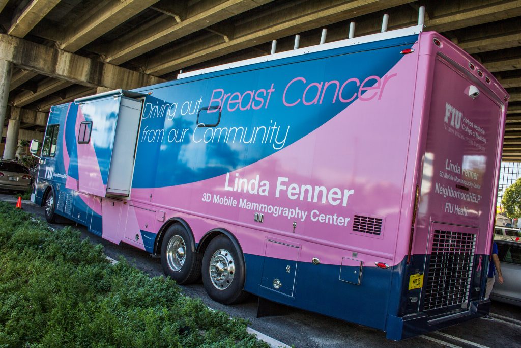 The Herbert Wertheim College of Medicine’s Linda Fenner 3D Mobile Mammography Center (LFMMC)