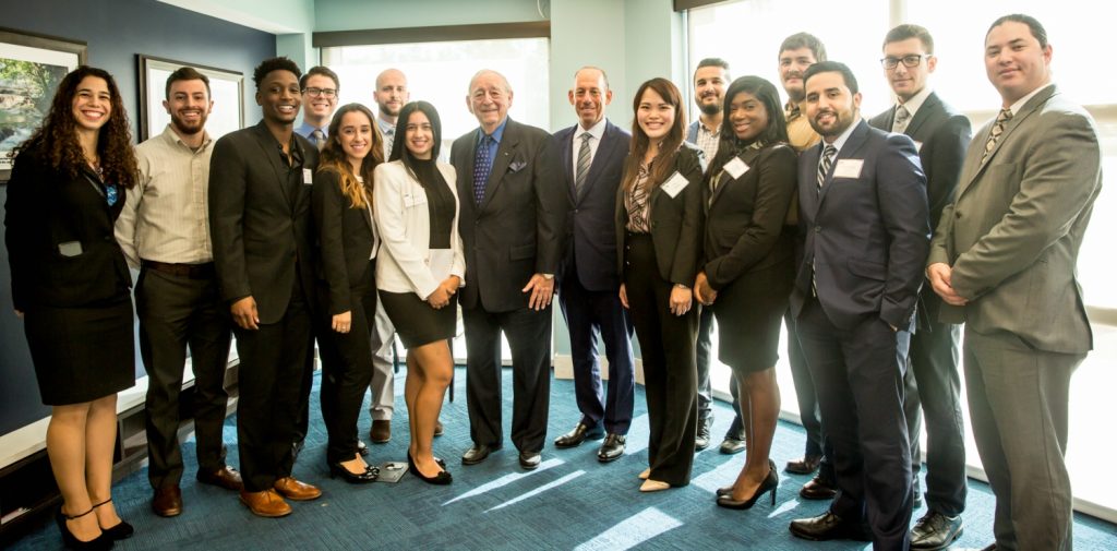 Chaplins and students at FIU